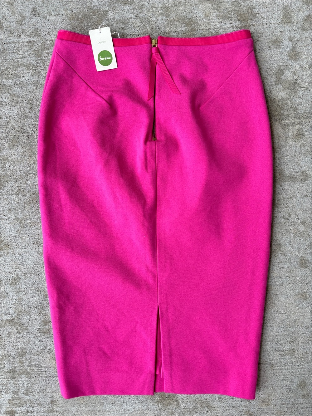 Boden Hot Pink Pencil Skirt - Picture 6 of 11